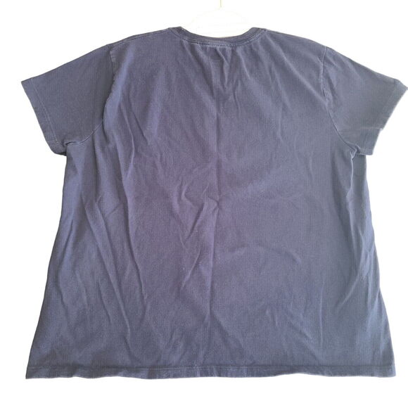 Hanes Womens Perfect Tee Blue Size Large Short Sleeve Pullover - Picture 2 of 12